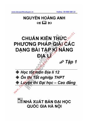 Đề cương ôn thi THPT quốc gia môn Địa lý lớp 12 - Phần 1
