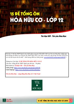 Đề thi thử THPT quốc gia 2020 - 2021 môn Hóa số 62
