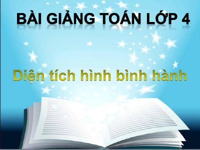 Diện tích hình bình hành