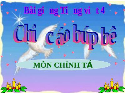 bài Chính tả - Nghe -viết Chiếc áo búp bê