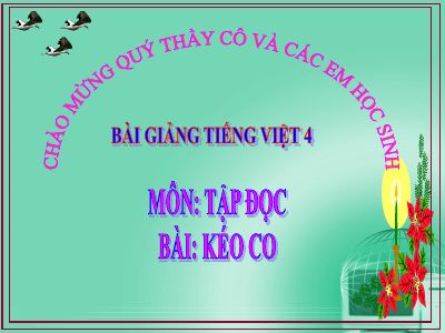 bài Tập đọc - Kéo co