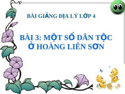Sưu tầm trọn bộ bài giảng Địa lý 4 - GVTrần MLệ