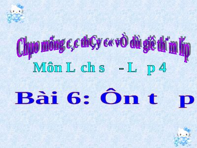 Ôn tập học kì 1