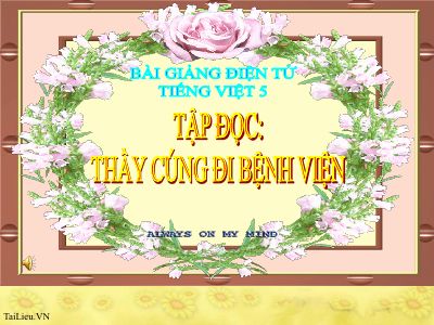 bài Tập đọc - Thầy cúng đi bệnh viện
