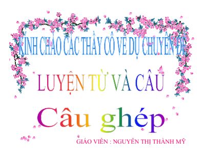 bài Câu ghép