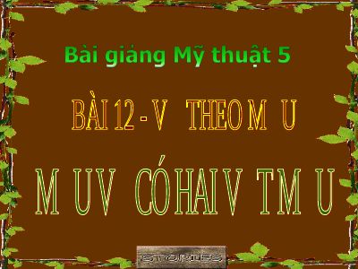 Vẽ theo mẫu Mẫu vẽ có hai vật mẫu
