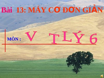 Máy cơ đơn giản