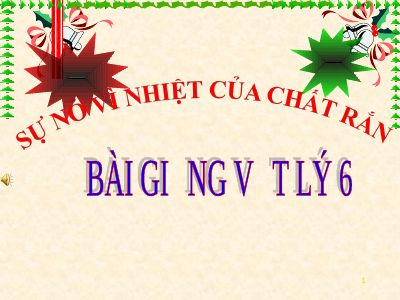 Sự nở vì nhiệt của chất rắn