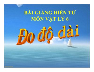 Đo độ dài