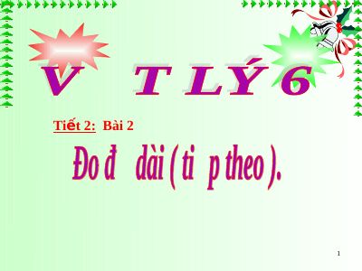 Đo độ dài tiếp theo