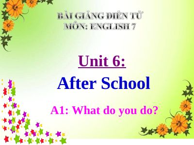 After school