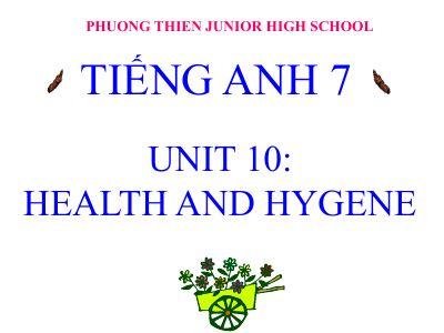 Health and hygiene
