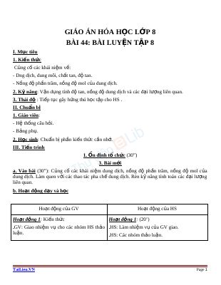 Bài luyện tập 8
