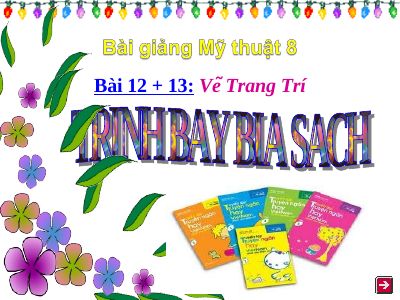 Vẽ trang trí trình bày bìa sách