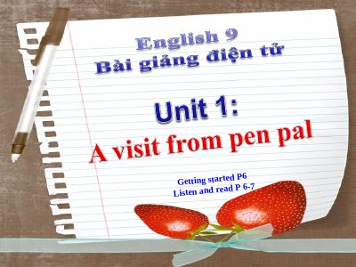 A visit from a pen pal
