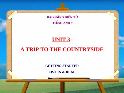 A trip to the countryside