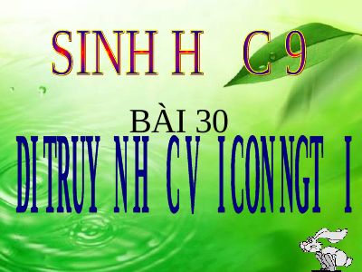 Di truyền học với người