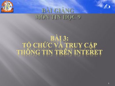 Tổ chức và truy cập thông tin trên Internet