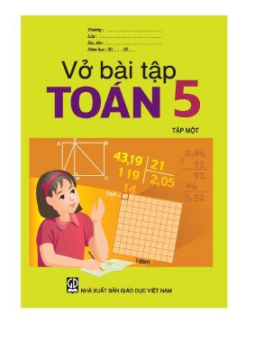 Vở bài tập Toán 5 - Tập một