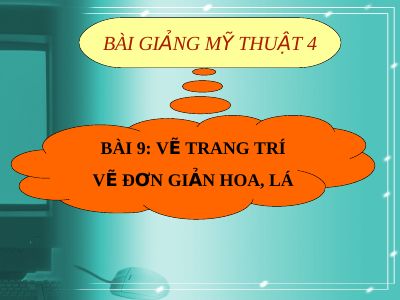 Vẽ trang trí Vẽ đơn giản hoa lá