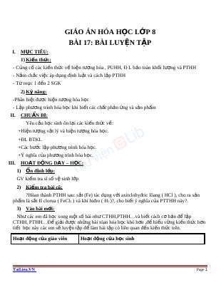 Bài luyện tập 3