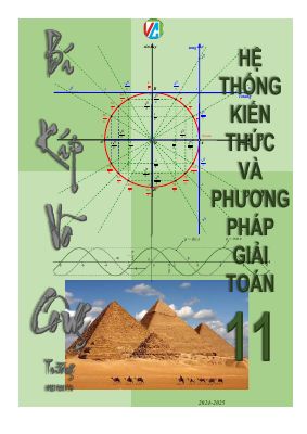 Hệ thống kiến thức và phương pháp giải Toán 11 GDPT 2018 - Võ Công Trường
