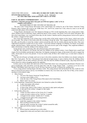 KỲ THI CHỌN HỌC SINH GIỎI LỚP 9 THCS CẤP TỈNH TIỀN GIANG NĂM HỌC 2007-2008 CÓ ĐÁP ÁN Mã A138882