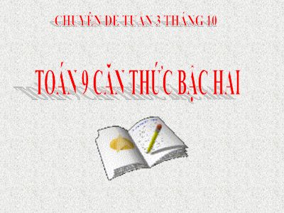 Căn bậc hai