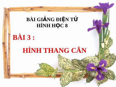 Hình thang cân
