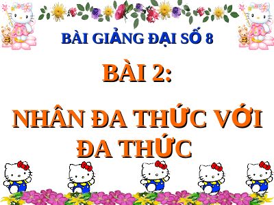 Nhân đa thức với đa thức