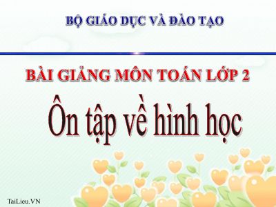 Ôn tập về hình học