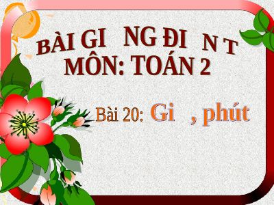 Giờ, phút