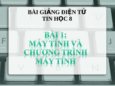 bài giảng môn Tin học 8 của GVTrần Bảo Anh