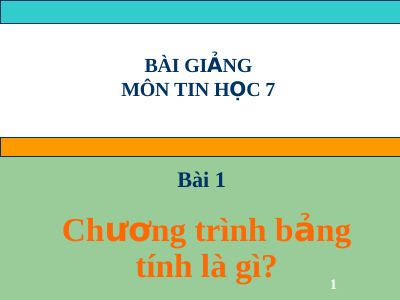 bài giảng hay môn Tin học 7 của GV Ngô Văn Hải