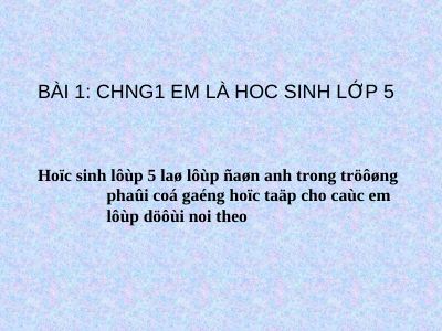 Sưu tầm bài giảng cả năm Đạo đức 5 - GV NTTTrang