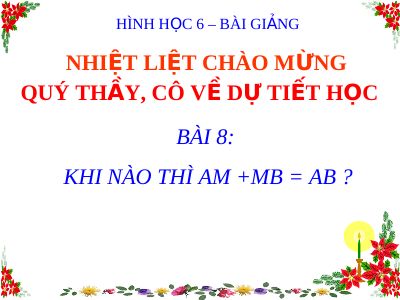 Khi nào AM+MBAB