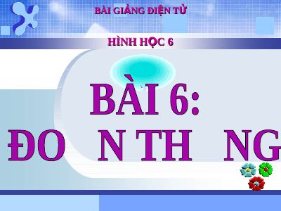 Đoạn thẳng