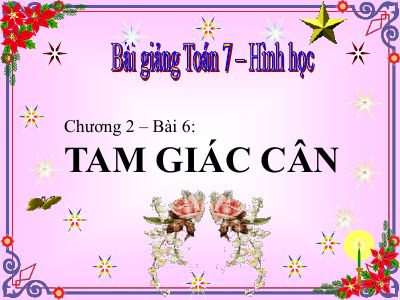 Tam giác cân