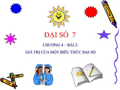 Giá trị của một biểu thức đại số