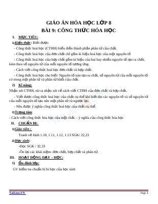 Công thức hóa học
