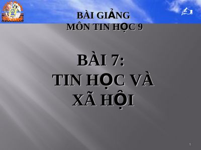 Tin học và xã hội