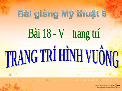 Ôn tập mỹ thuật lớp 6 học kỳ 2
