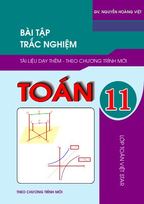 Bộ đề kiểm tra theo bài học Toán 11 chương trình mới - Nguyễn Hoàng Việt