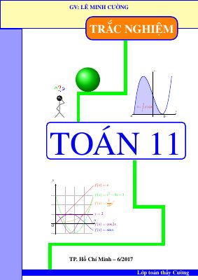 Chuyên đề Đạo hàm và ý nghĩa của đạo hàm lớp 12 chi tiết -Lê Minh Cường