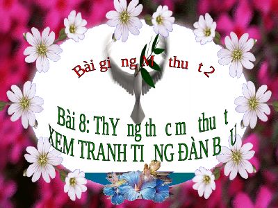 Thường thức Mĩ thuật Xem tranh Tiếng đàn bầu