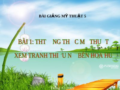 Thường thức Mĩ thuật Xem tranh Thiếu nữ bên hoa huệ