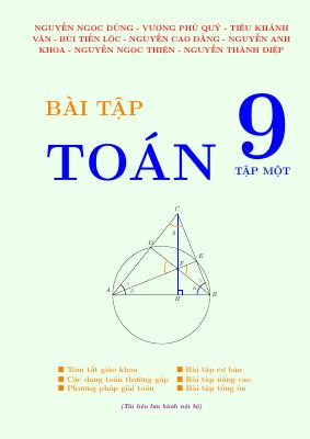 Bài tập Toán 9 (Tập 1)