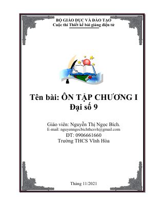 Ôn tập chương I