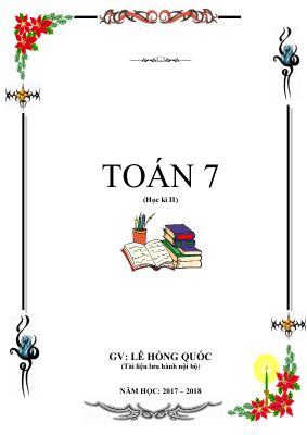 Phân dạng bài tập Toán 7  Lê Hồng Quốc