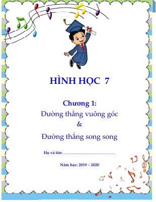 Kiến thức và bài tập đường thẳng vuông góc và đường thẳng song song